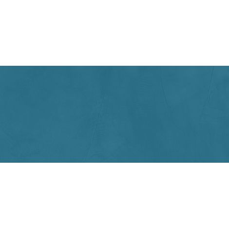Carrelage effet Enduit Bleu Océan 120x50x0,85 cm Mat Calviro - Mur intérieur (vendu par carton de 1,8 m²) - RO'MA CARRELAGE