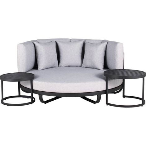 Home Deluxe Daybed Outdoor FLORIDA I Sonnenliege Liegestuhl Relaxliege Sonnenbank Outdoorbett Outdoorliege  Sonneninsel Sonnenliege Liegestuhl Relaxliege