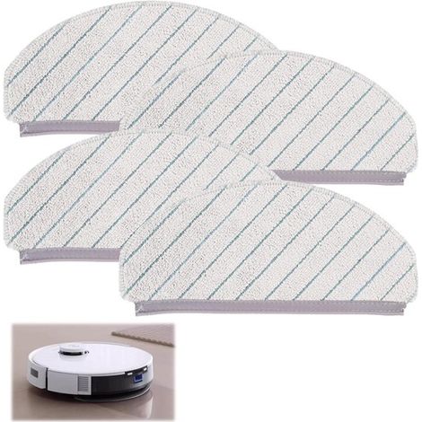 panni in microfibra per robot aspirapolvere, adatti per DEEBOT T10/T10 Plus, accessori per la pulizia con funzione lavapavimenti, ideali per una manutenzione efficiente, accessori per spazzatrici (1/5)