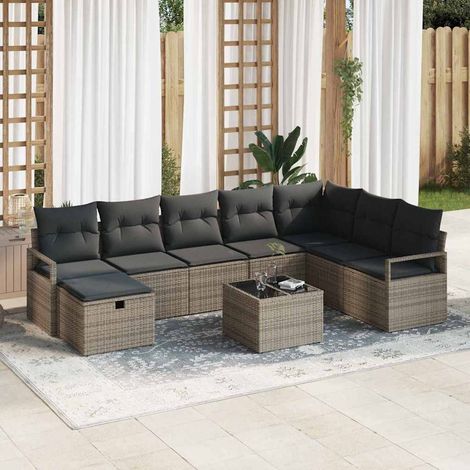 Teenpull – Sofa Set 6 Stk. Poly-Rattan (1/5)