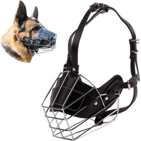 Muselière réglable Respirant Contre Les morsures et l'aboiement Museau Souple pour Chien(XXL) (1/4)