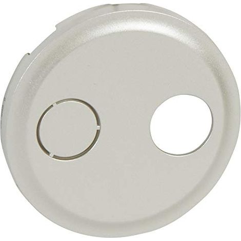 Legrand 068587 Céliane-Blende für Kabelnetzanschluss Typ F zum Einschrauben – Titan-Optik