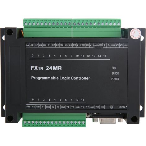 Carte de commande industrielle FX1N-24MR 14 entrées 10 sorties 24V 5A (1/5)
