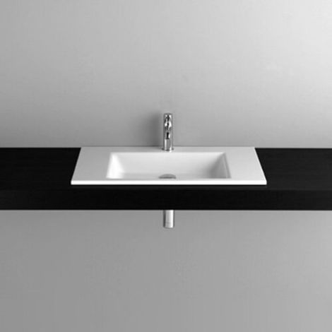 BetteAqua lavabo à encastrer avec trou de robinet, A048 800 x 495