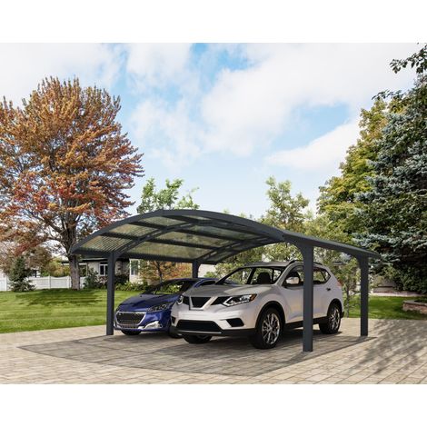 Canopia Arizona Wave Cochera Doble de Aluminio 6 x 5 m (1/5)