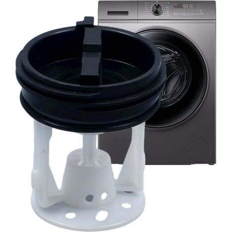 Laveuse Bouchon de vidange pour machine à laver Joint de pompe de vidange Couvercle de la pompe pour machine à laver – Pièces de rechange pour machines à laver, Avit