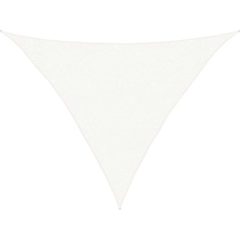 Vela Parasole  Telo Ombra  Parasole a Vela 160 g/m² Bianca 3x3x4,2 m in HDPE (1/4)