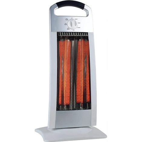 Stufa elettrica con elementi in fibra di Carbonio - Misura 29x24x62 cm - Stufa al carbonio a basso consumo con 2 elementi da 450W (1/5)