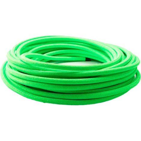 Cavo tondo fai in pvc  2x0.75 mm verde fluo - 8900/2075/vef