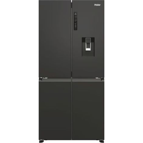 Haier – Réfrigérateur américain pose libre 463 L – 2 portes – Classe E – Congélateur bas – Capacité de congélation 12 kg/24h – Anthracite (1/5)