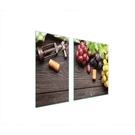 GLASSCHUTZPLATTE FÜR HERD 90x52 FRUIT (1/5)