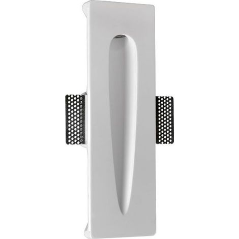 Applique murale LED encastrable en plâtre 2700K 80 lm ouverture 38° trimless (1/5)