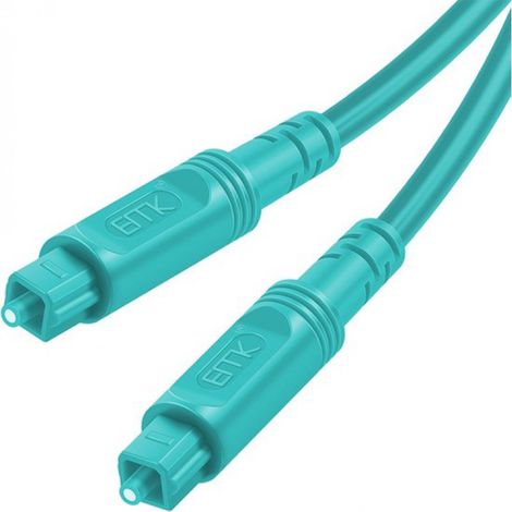Optisches Kabel – 8 Meter – Toslink-Audiokabel – Blaues Audiokabel für Soundbar (1/5)