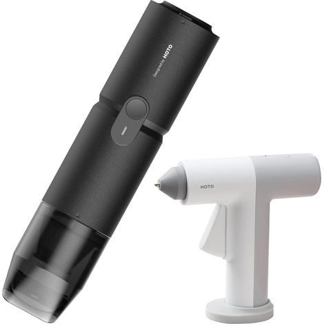 4-in-1 Handstaubsauger & USB-C Heißklebepistole, 15000Pa Saugkraft, kabellos (1/5)