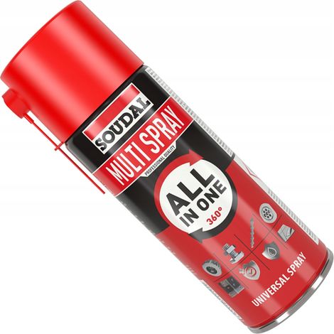 Spray Multifonction Soudal Multi Spray, 400 ml, Lubrifiant Et Protecteur