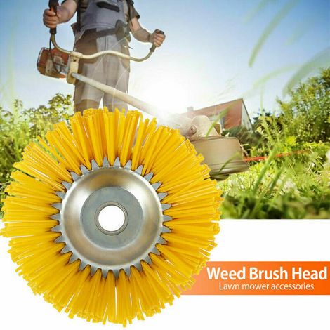 Odipie – Brosse anti-mauvaises herbes nylon 200 mm – Tête débroussailleuse 25,4 mm – Performance optimale pour surfaces plates – Compatible tondeuses (1/4)