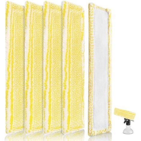 Lot de 5 chiffons en microfibre pour nettoyeurs de vitres Karcher WV2 et WV5, accessoires pour aspirateurs de vitres (1/4)
