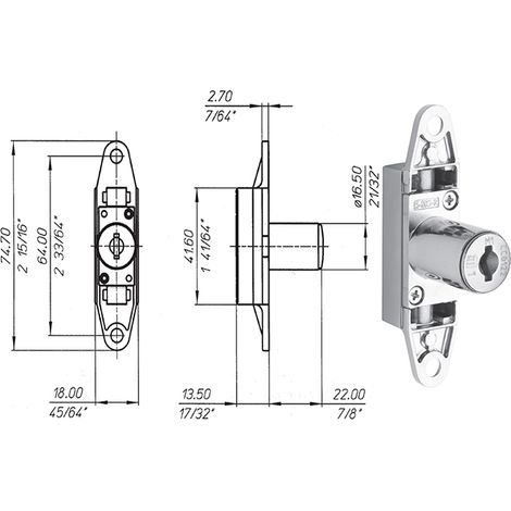 MERONI 2677 SERR SLIM ASTE ROTANTI