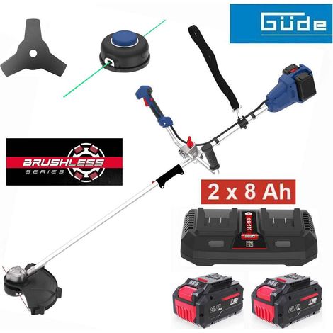Güde 36V Akku-Freischneider FS 36-0 mit 2 x Akku 8.0 Ah / Doppelladegerät (1/5)