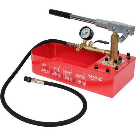 Yato YT-24801 Bomba manual para pruebas de presión 7 litros