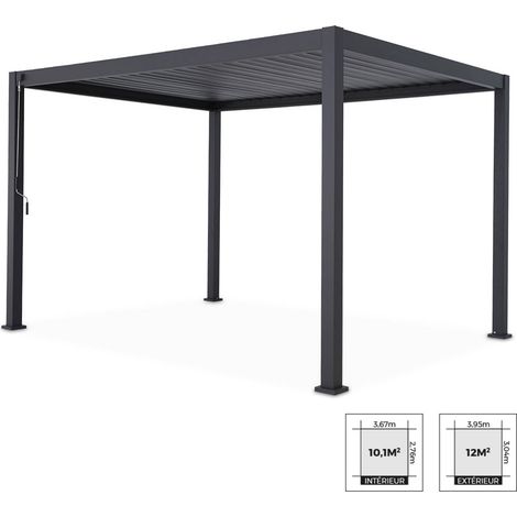 sweeek - Bioklimatische Pergola mit Lamellendach Triomphe 3x4m