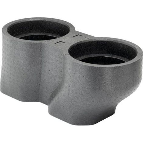 Zehnder Adapter ComfoPipe Plus DN200 für ComfoAir Q600, schwarz, EPP