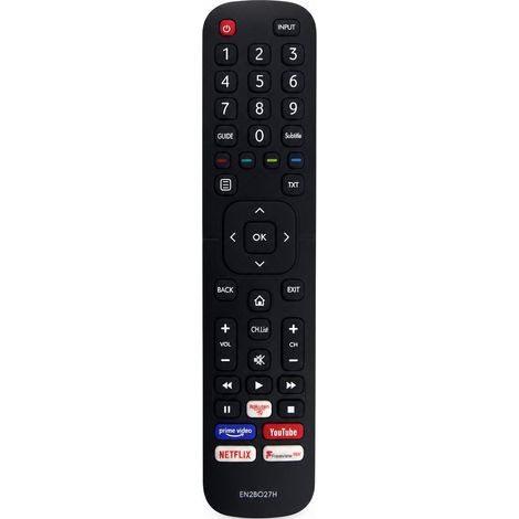 Télécommande TV Compatible avec Hisense EN2BO27H avec Boutons d’Accès Rapide aux Applications (1/5)
