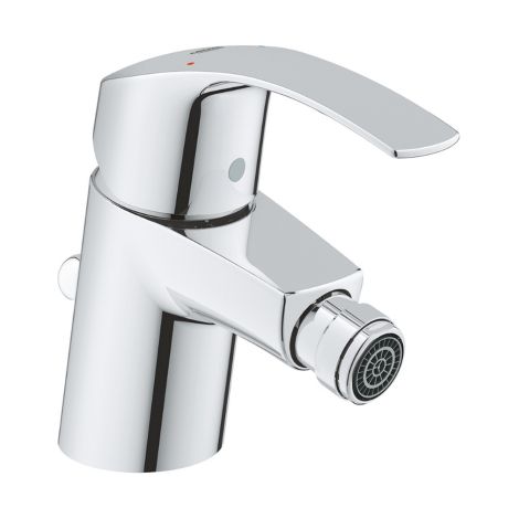 Grohe serie Eurosmart rubinetto miscelatore monocomando per Bidet taglia S con sistema di scarico a salterello e finitura cromata lucida (1/4)