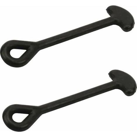 – Tendeur sandow élastique 186mm – Caoutchouc pour attache vélo, remorque, piscine – Extensible et résistant aux intempéries (1/2)