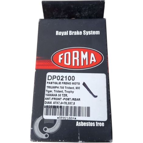 Pastigle freno moto per yamaha tzr 50 (1/3)