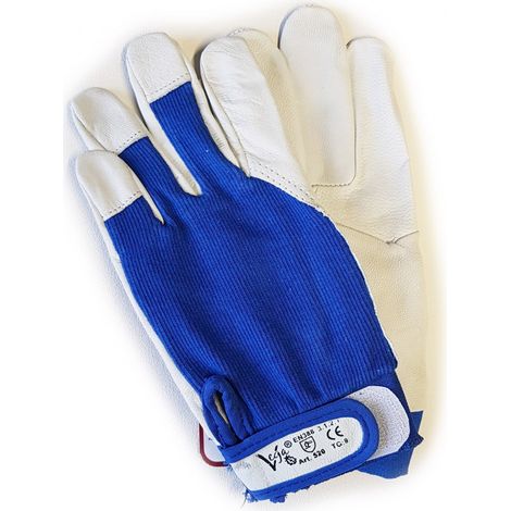 Guanti da lavoro g/520 supporto pelle di suino e cotone, taglie disponibili 8