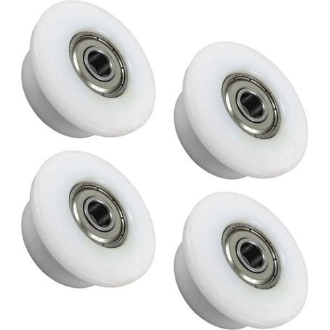 4X Rameur Roulement Roue Remplacement équipement de Gymnastique Rouleaux Accessoires Pièces pour Exercice D'entraînement de Fitness (1/5)