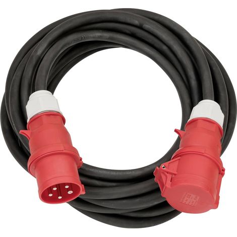 Brennenstuhl – Rallonge 32 A 10 m H07RN-F 5G 6 mm² – Câble en caoutchouc néoprène – IP44 pour extérieur – 1167320100 - Y895862 (1/6)