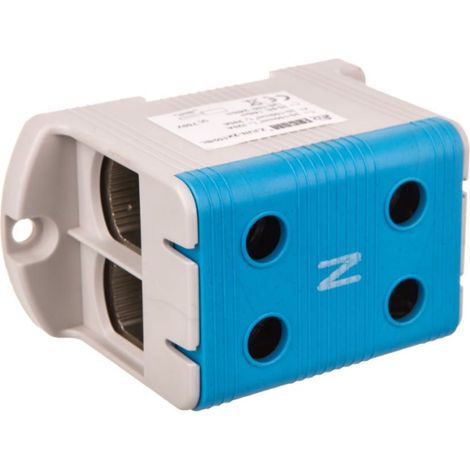 Conector de riel de 2 v铆as zjun 2x150 azul R34RR-07010021601