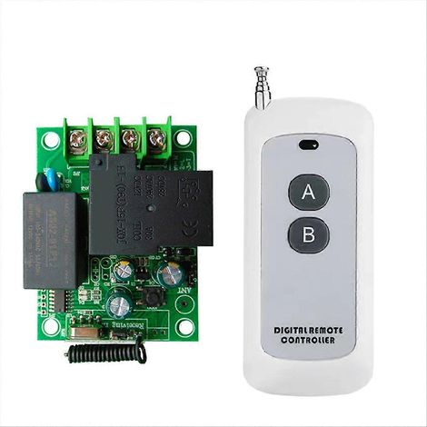 Interrupteur sans fil universel 433 MHz avec module relais 220 V CA (1/5)