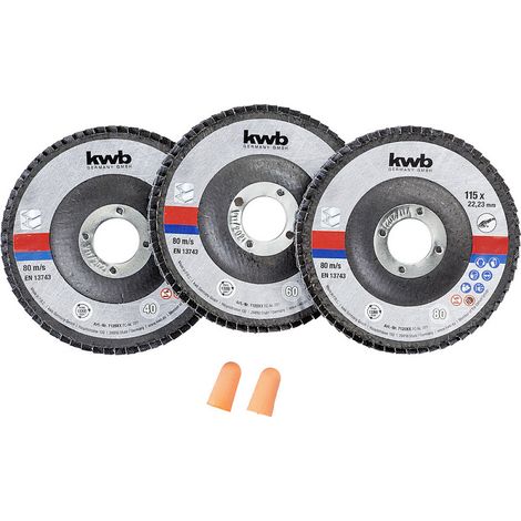KWB - 3 Schleifmop 115 Dose - 712061 (1/3)