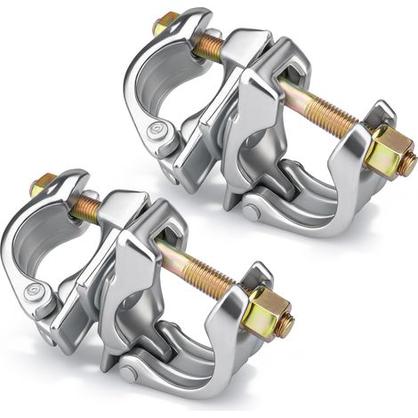 Accouplement Échafaudage 360°, 48x60mm, pour Fixation D'échafaudages et de Tiges D'ancrage, Accessoire pour échafaudage, pour Tubes D'échafaudage 42-52 mm et 52-62 mm