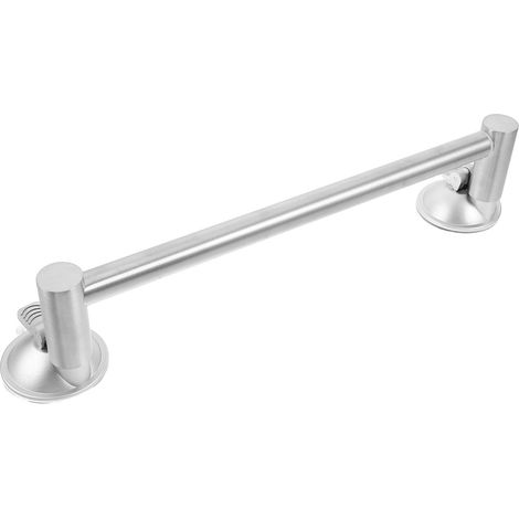 Porte-Serviettes Fixation Auto-adhésive Argenté en Acier Inoxydable Télescopique Design Réglable et Robuste pour Cuisines et Buanderies (1/5)