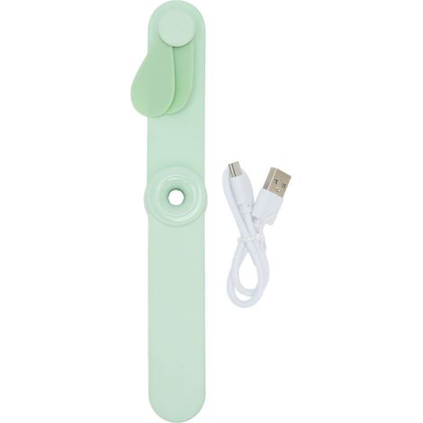 Ventilateur de Poche Rechargeable USB 3 Vitesses Silencieux pour Voyage Bureau Extérieur (1/5)