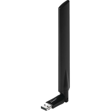 Adaptateur usb sans fil ac600 24 5 ghz double bande noir (1/3)