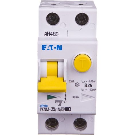 Disjoncteur différentiel 2P 25A B 0,03A type AC PKNM 25/1N/B/0,03 236265