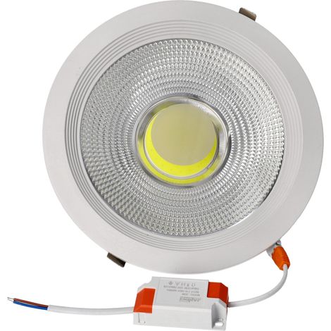 Jandei - Downlight led COB 30W 6000ºK redondo empotrar blanco Downlight LED COB