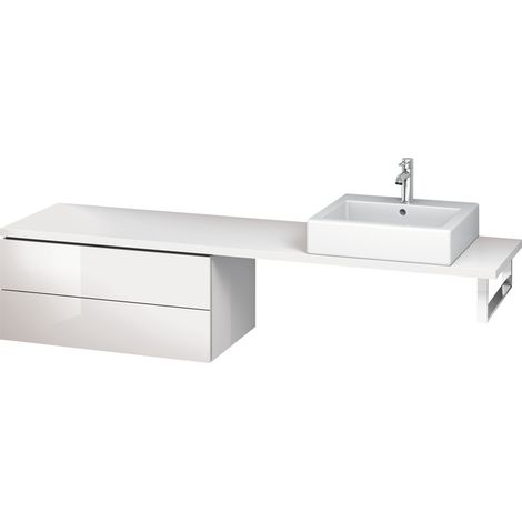 Meuble bas L-CUBE 720x477mm 2 tiroirs we hgl ES NB milieu (1/4)