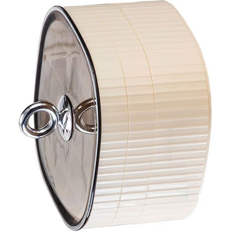 Boîte à bijoux à 3 niveaux en ABS pour boucles d'oreilles, colliers, montres et cosmétiques, avec couvercle transparent, pour femmes et filles. (1/5)