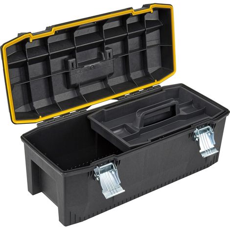 Stanley – Boîte à outils étanche 71cm – Structure polypropylène robuste – Cadenassable – Charge max 30kg – 193935
