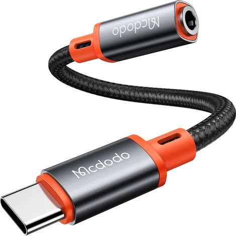 Adaptateur USB-C Mcdodo, mini-jack 3,5 mm, câble AUX pour DAC Samsung et Apple (1/5)