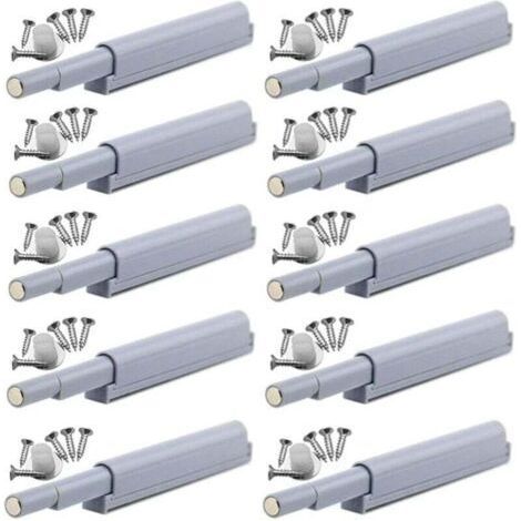 Appuyez pour ouvrir magnétique loquets Fermetures magnétiques push-open ouvre et ferme la porte avec une simple pression (10 pièces) (1/4)