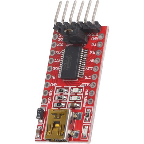 Module adaptateur convertisseur de Port série FT232RL 3.3V 5V Mini USB 2.0 vers TTL (1/5)