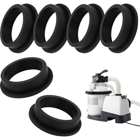 6 Pièces Rondelles en Caoutchouc pour Pompe à Sable, Joints Toriques pour Piscine,Joints Toriques de Rechange pour Piscine,Compatible avec Intex 11228 (1/5)