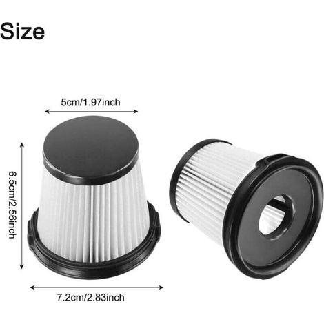 Lot de 3 filtres de rechange pour aspirateur sans fil pour Shark Detect Pro IW3511 IW3120 IW1111 IW1120, lavables et réutilisables, accessoires pour aspirateur (1/5)